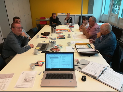 Stuurgroep drupershopi Joachim Vandendriessche, Bart Swimberghe, Björn De Kock, Wim De Vlaminck, Pieterjan Seynaeve, Stefaan Raes, Patrick Maes, ontbreken op de foto: Astrid Lecluyse, Lennert Schreel en Rik Gerryn