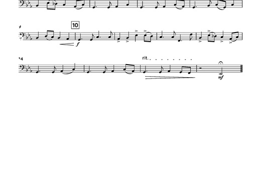 11 Part 4 in C, fagot, bastrombone, tuba in C, cello, contrabas