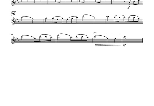 01 Part in C, fluit (hoog)